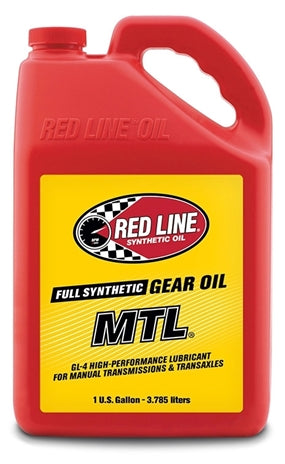 RED LINE MTL Full Synthetic Manual Transmission Gear Oil 75w-80 Quart GL-4  50204 